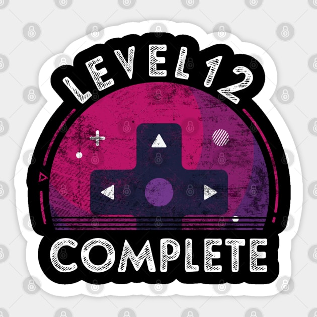 Level 12 Complete Sticker by stayilbee